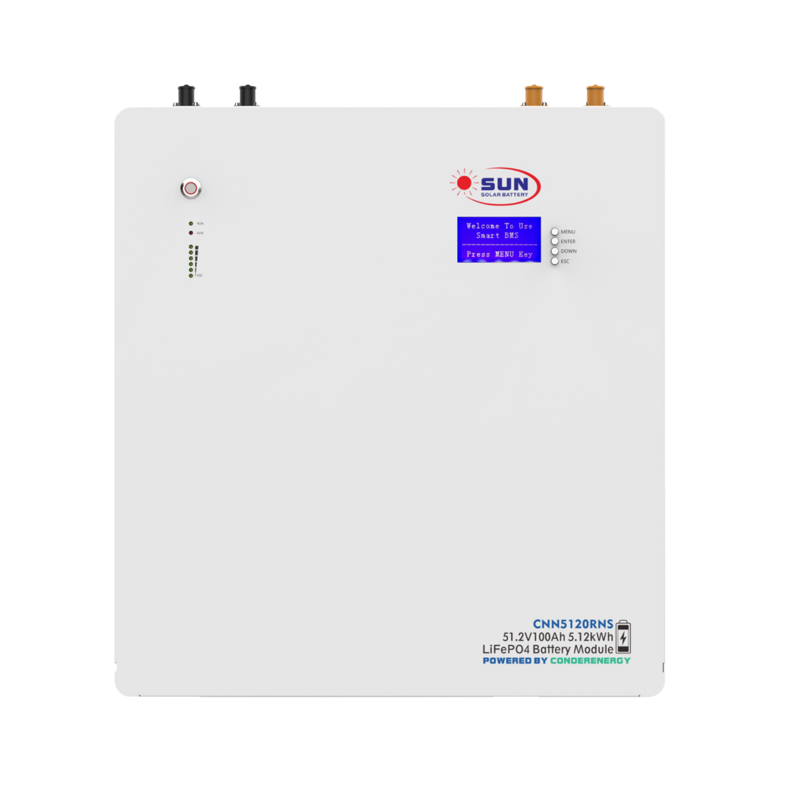 48V 100AH 4.8KWH A-GRADE LITHIUM BATTERY S-Type - SUN SOLAR