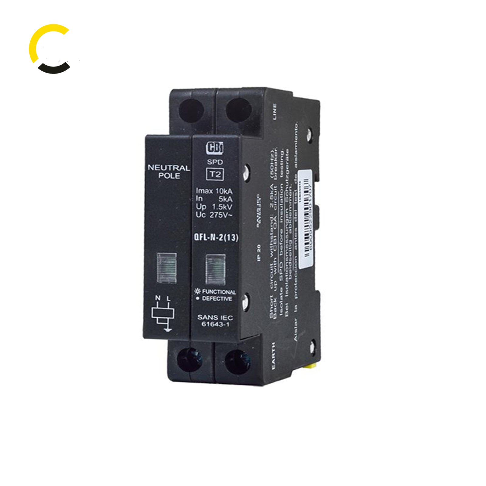 Single Phase Over/ Under Voltage Protection 60A